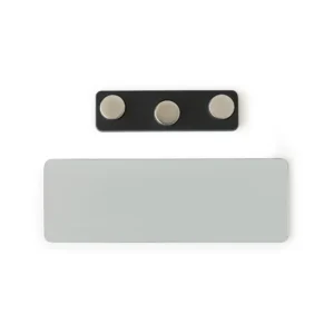 Name Tag Alloy Blanco Chico